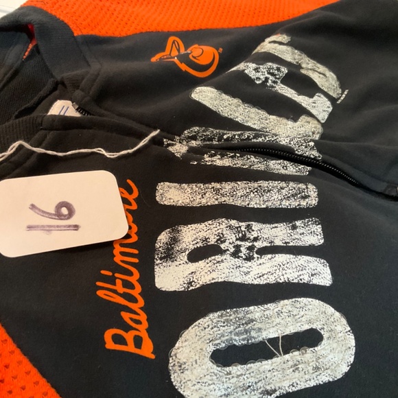 Authentic Baltimore Orioles Men’s Zippered Sweater - Size S - NWT - Picture 11 of 11